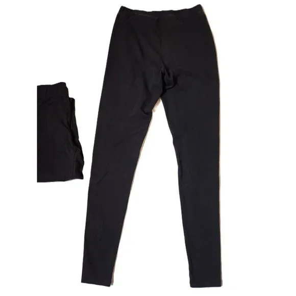 No Boundaries Cotton Spandex Stretch Pants Black XS 2 Pack - Picture 2 of 8